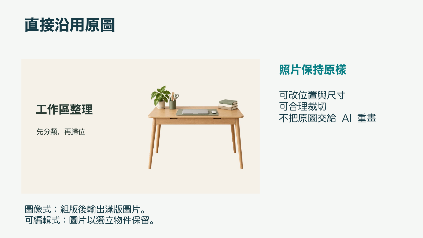 直接沿用原圖